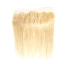 Load image into Gallery viewer, Blonde #613 Color 13*4 Frontal lace High density small knots 100 human hair