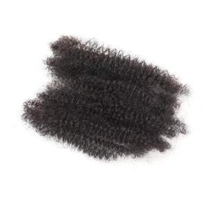 Afro kinky Curly Bulk Human Hair For Locs and Braiding 30g/pc