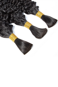 Bulk human hair for braiding 100 Human Hair Deep Wave Bulk